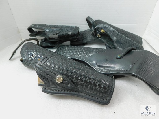 Six Assorted Leather Holsters