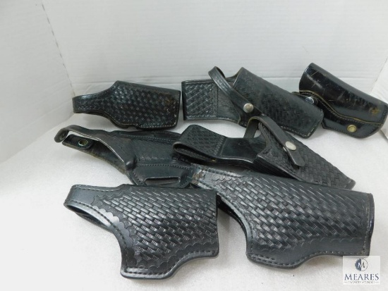 Seven Assorted Leather Holsters