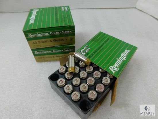 Remington .40 S&W Golden Saber 165 Gr. JHP.