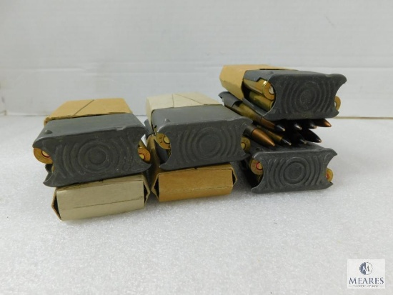 30-06 Ammo in Seven M1 Garand Enbloc Clips