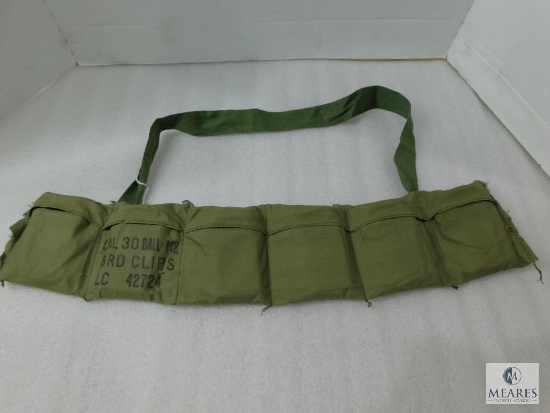 30-06 Ammo packed in Enbloc Clips and Bandolier