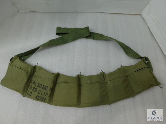 30-06 Ammo packed in Enbloc Clips and Bandolier
