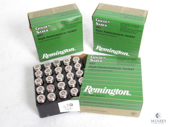 Remington .40 S&W Golden Saber 165 Gr. JHP.