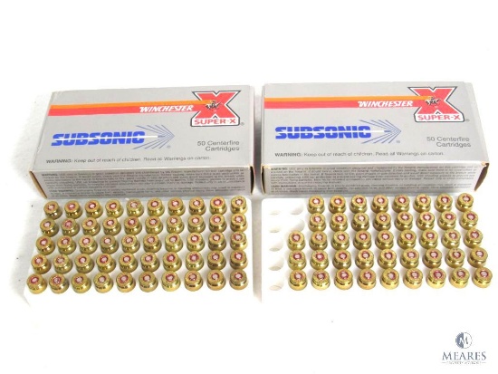 Winchester 40 S&W 180 Gr. JHP Subsonic Ammo