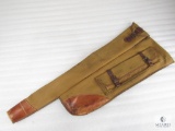 Vintage Canvas and Leather Folding Case