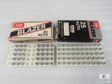 CCI Blazer .25 ACP Mixed Lot Ammo