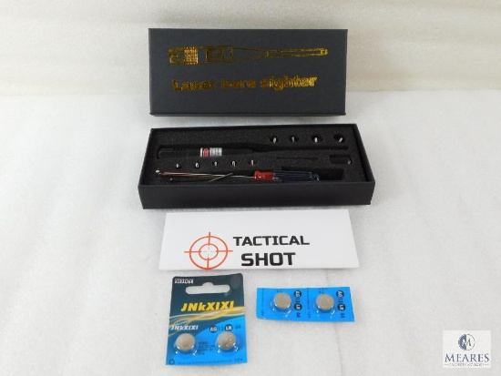 New Laser Boresighter for Mounting and Sighting Rifle Scopes. Fits .17-.50 Caliber
