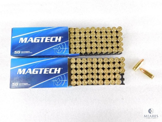100 Rounds Magtech 9mm Ammo. 115 Grain FMJ