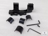 New Quick Detach Rifle Scope Base and Rings. Fits 1