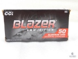 50 Rounds CCI Blazer .40 S&W Ammo. 165 Grain FMJ