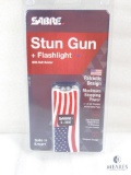 New Sabre Defense Maximum Strength Stun Gun with Built in Flashlight and Carry Case