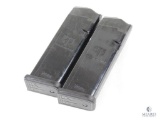 Two New 17 Round 9mm Pistol Magazines Fits Glock 17,19,26,34