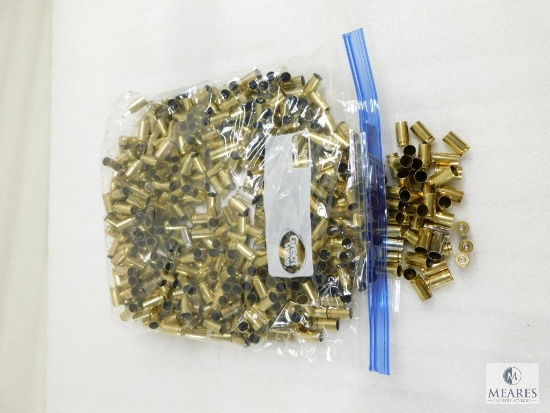 500 Count Cleaned Once Fired 9mm Luger Brass Casings