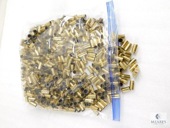 500 Count 9mm Once Fired Cleaned Brass Casings