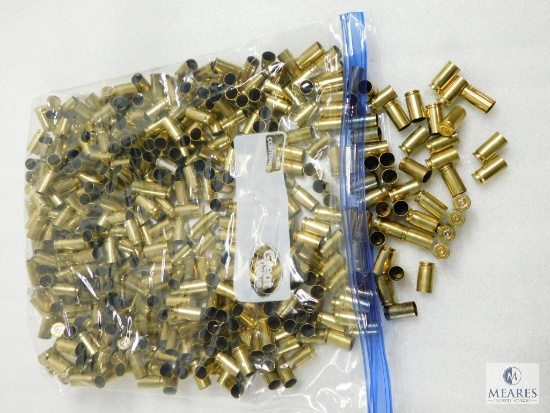 500 Count 9mm Once Fired Cleaned Brass Casings