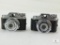 Lot of Two Vintage Mini Spy Cameras by Crystar and Click