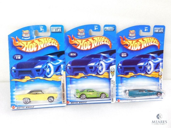 Lot of Three Hot Wheels Cars