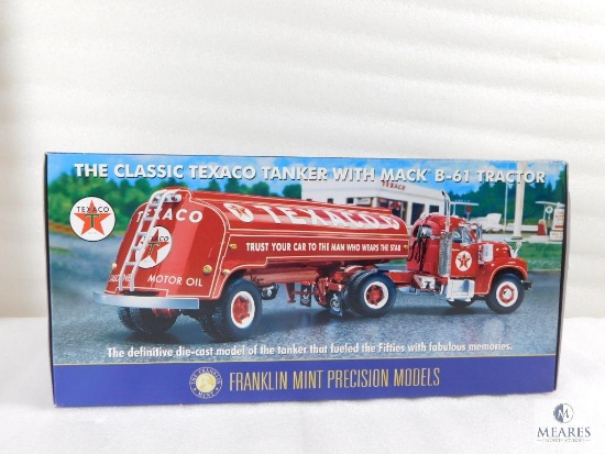 Danbury Mint Classic Texaco Tanker with Mack B-61 Tractor