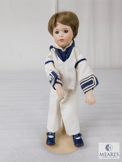 Sailor Boy Doll with Stand
