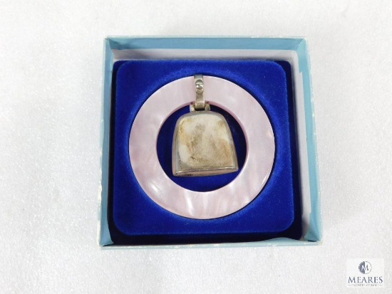 Web Silver Co Pink Teething and Sterling Ring in Original Box