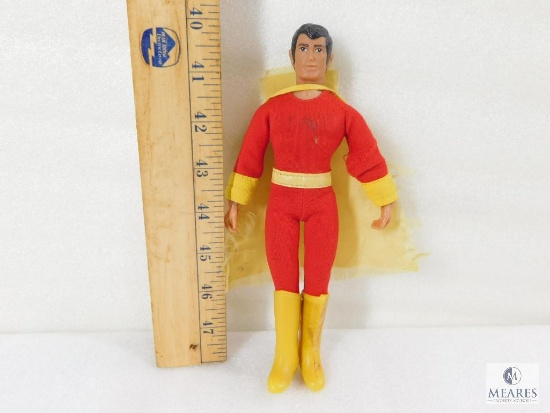 Scarce 1974 Mego DC Shazam 8" Figure with Cape, Boots and Jumpsuit