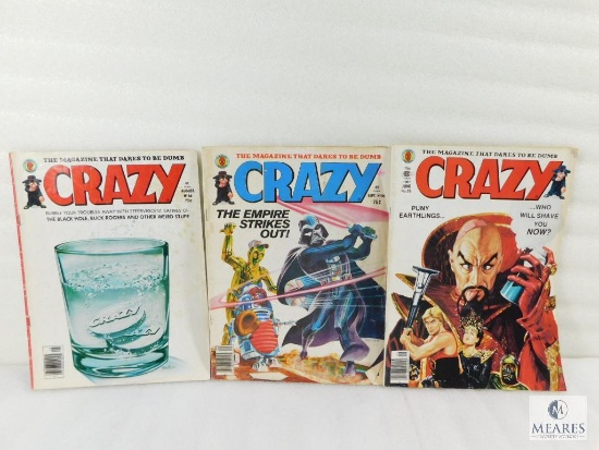 Three Crazy Magazine Editions