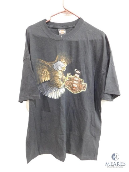 Black Harley Davidson T Shirt Brunswick GA Size 2XL
