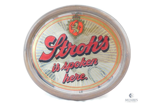 Stroh's Beer Mirror 21 x 19