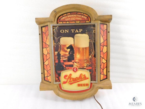 Stroh's Beer Light Up Sign 15x18