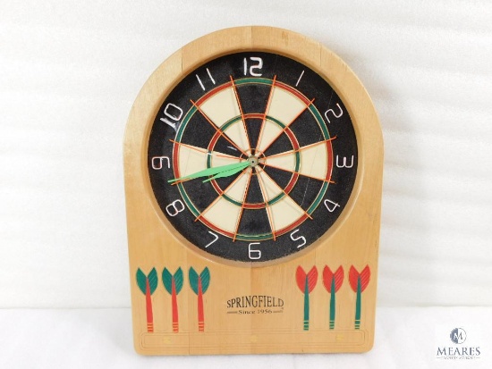 Springfield Dartboard Clock