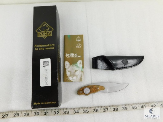 Puma Fixed Blade Knife with Leather Sheath