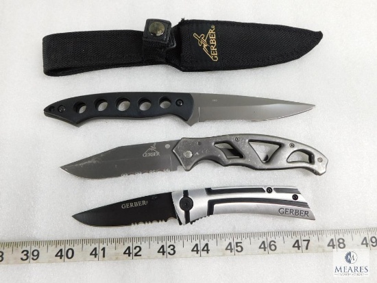 Lot of Three Gerber Knives