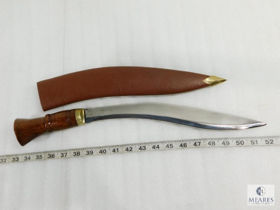 Khukuri Style Knife with Sheath
