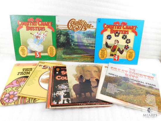 Lot of 15 Country Music Albums
