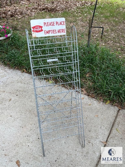 Vintage Kasper Wire Works Coca-Cola Bottle Rack