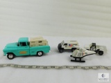Lot Ertl True Value Cast Metal Coin Bank and Three Nasa Vehicle Toys