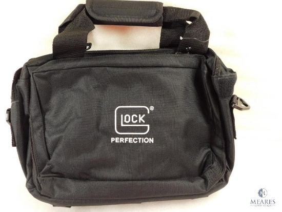 New Factory Glock 4 Pistol Padded Range Bag With Shoulder Strap and Multi Pockets