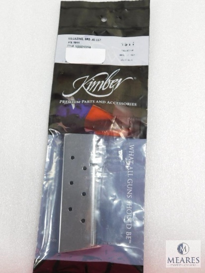 New 8 Round Stainless Kimber .45 ACP 1911 Pistol Magazine
