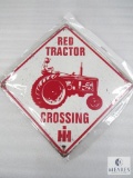 International Harvester Tractor Crossing Sign