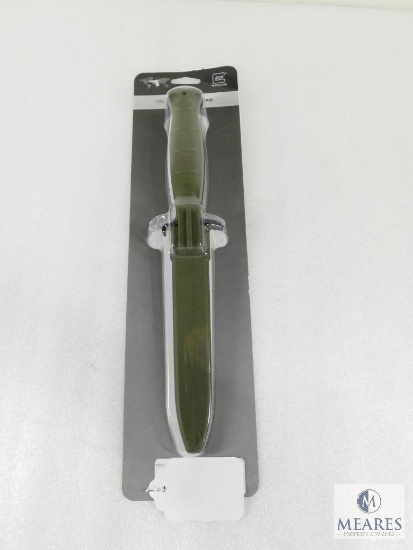 New Glock Field Knife w/ Saw and Belt Clip Sheath in BFG