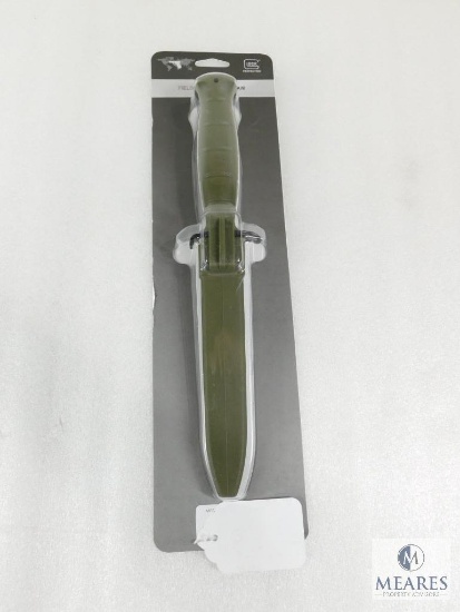 New Glock Field Knife w/ Saw and Belt Clip Sheath in BFG