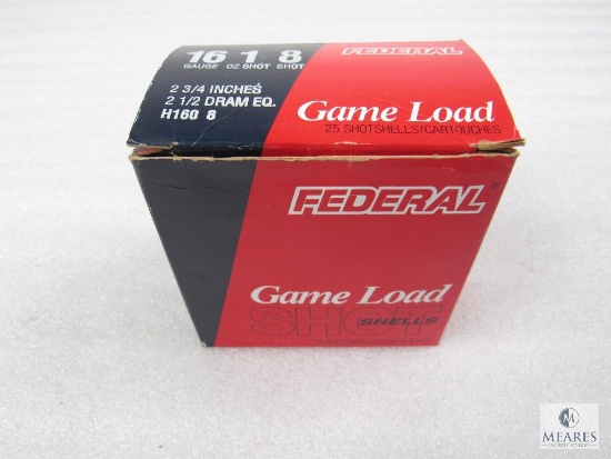 19 Rounds Federal 16 Gauge Game Load 2-3/4" 8 Shot 1 oz Shotshells