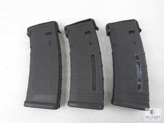Lot Three Magpul PMAG 30 AR/M4 30 Round Magazines (2) With Windows