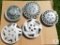 Five Miscellaneous Hubcaps
