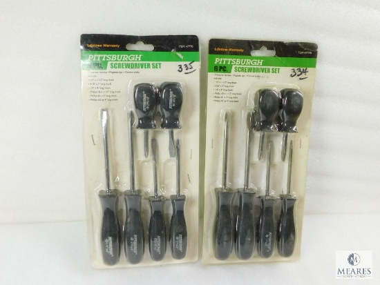 Two Six Piece Screwdriver Sets