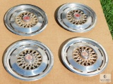 Set of Four Hubcaps Metal