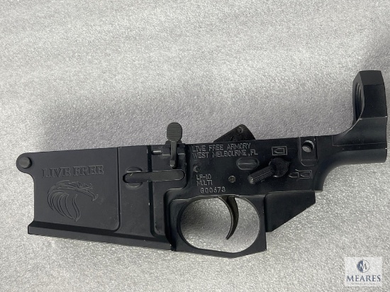 Live Free Armory LF-10 Lower Receiver for AR-10 Style Rifles (3912)