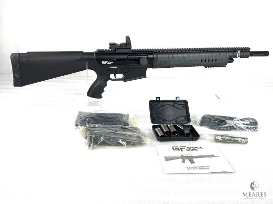 NEW G-Force Arms BR99 12 Gauge AR15 Style Semi-Auto Magazine Shotgun w/ Red Dot Sight (4027)