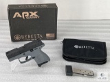 NEW Beretta APX Carry 9mm Semi-Auto Sub-Compact Pistol Duo-Tone Black Gray (4034)