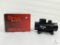 New Optima 1x30mm Red Dot Reflex Sight with Weaver Base. Adjustable Brightness